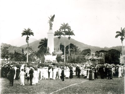 Unveiling of War Memorial, Port of Spain, Trinidad, 1920 by English Photographer